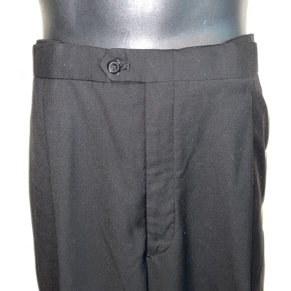 Fellini Uomo black polyester/rayon tuxedo suit - Picture 9 of 11